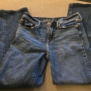 American Eagle Outfitters Dark Blue Slim Straight Jeans